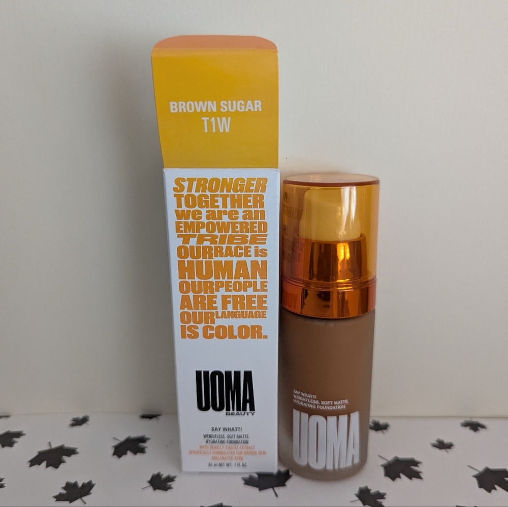 UOMA Beauty Say What?! Weightless Soft Matte Hydrating Foundation - Brown Sugar